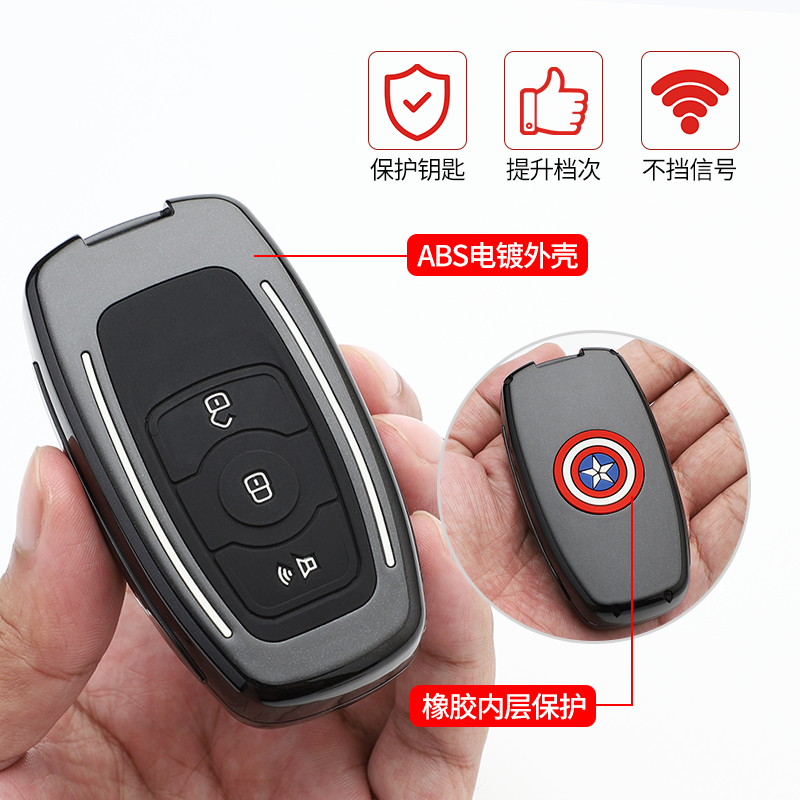 新款哈弗h6钥匙套coupe哈佛h4h7h2sh8h9h6汽车钥匙包扣 智能遥控保护