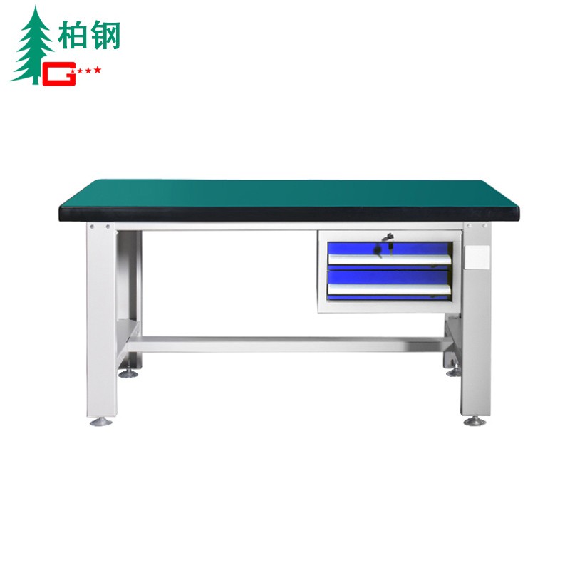 1500长*750宽*800高 防静电工作台 工厂车间操作台 多功能维修台 台钳