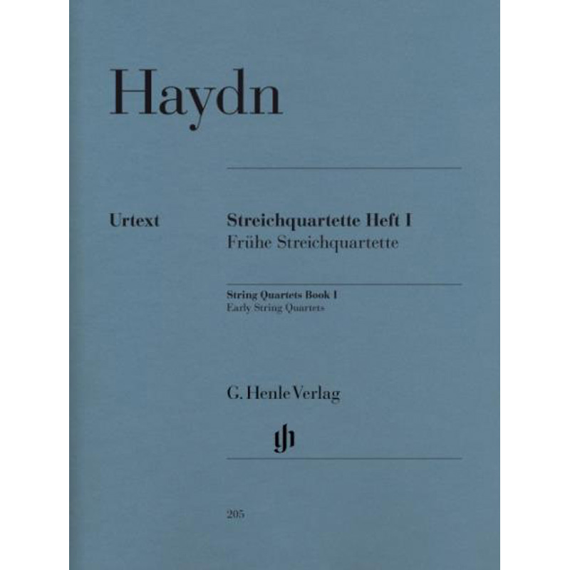 亨乐原版 海顿弦乐四重奏卷一早期作品 Haydn String Quartets (Early String Quartets) HN205