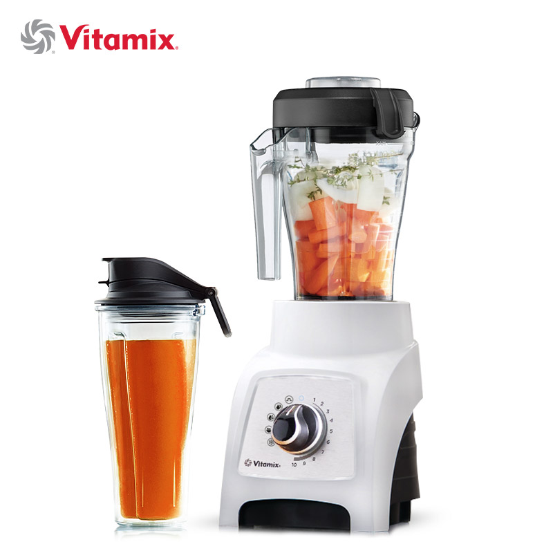 维他密斯（Vitamix）家用原装进口破壁机 S55（白色）多功能辅食机榨汁机豆浆机果汁机料理机 VM0181A