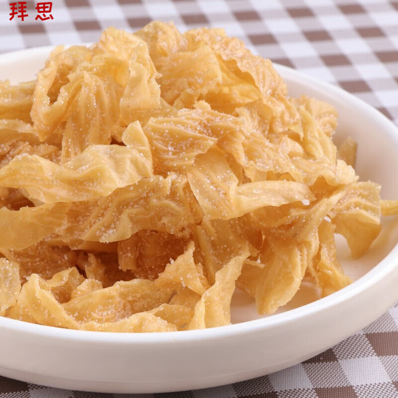 白创唯豆腐皮豆皮丝豆皮干货油豆皮人造肉蛋白肉豆制品凉拌菜批发