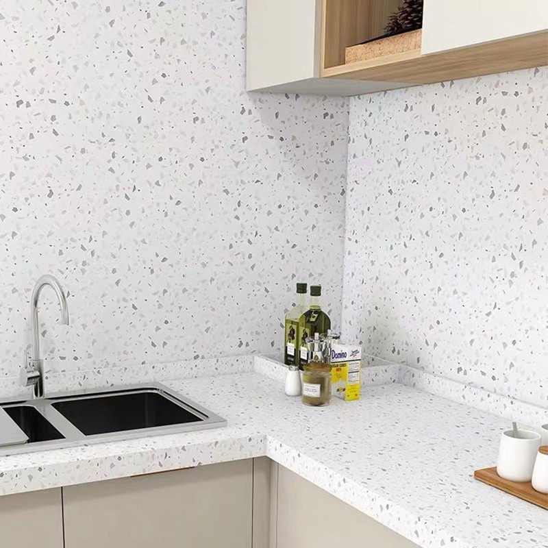 晴画厨房防油贴纸刮腻墙面可以贴稳啊？