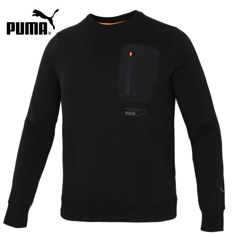 彪马（PUMA）PROTEC.T男子加绒运动休闲圆领套头卫衣534404-01 L码