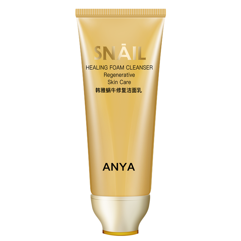5r  韩雅雅蜗牛洗面奶女修护深层清洁补水淡化痘印官网洁面乳专柜 韩