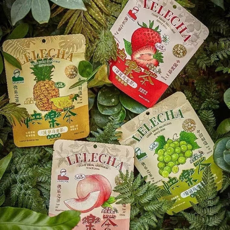 乐乐茶茶包果茶独立小包装无糖茶包白桃乌龙茶葡萄草莓菠萝袋荔枝