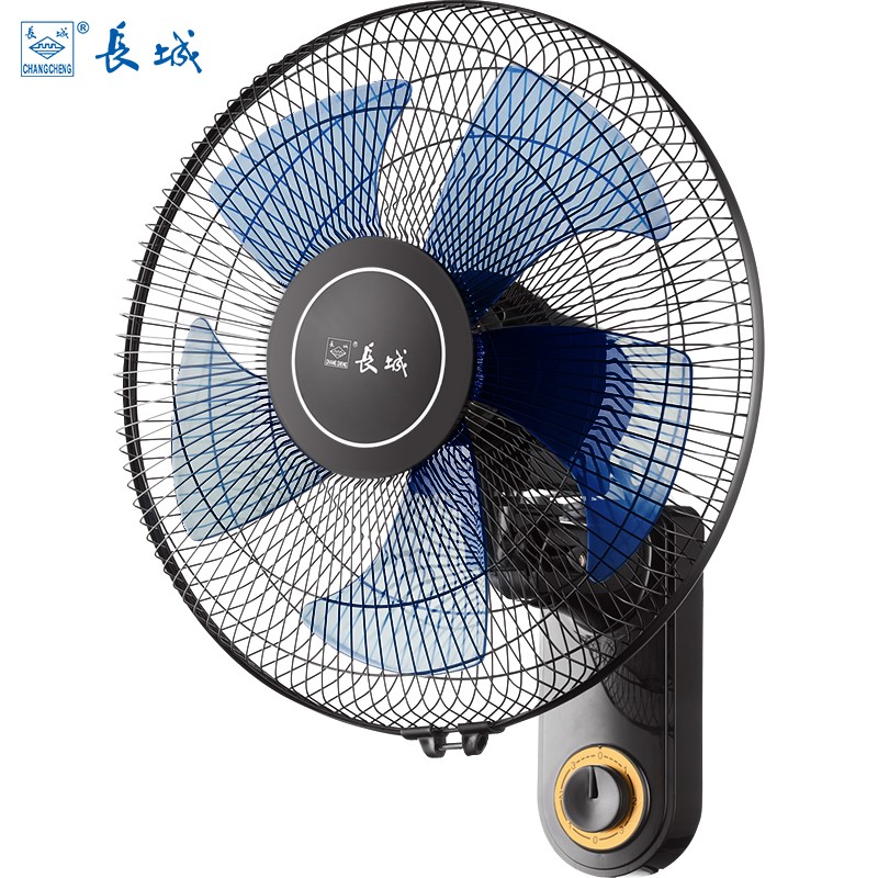 长城壁扇/大风量风扇/电风扇/工业家用壁挂式风扇/工程大风量风扇 经典款五扇叶FW-35P蓝色