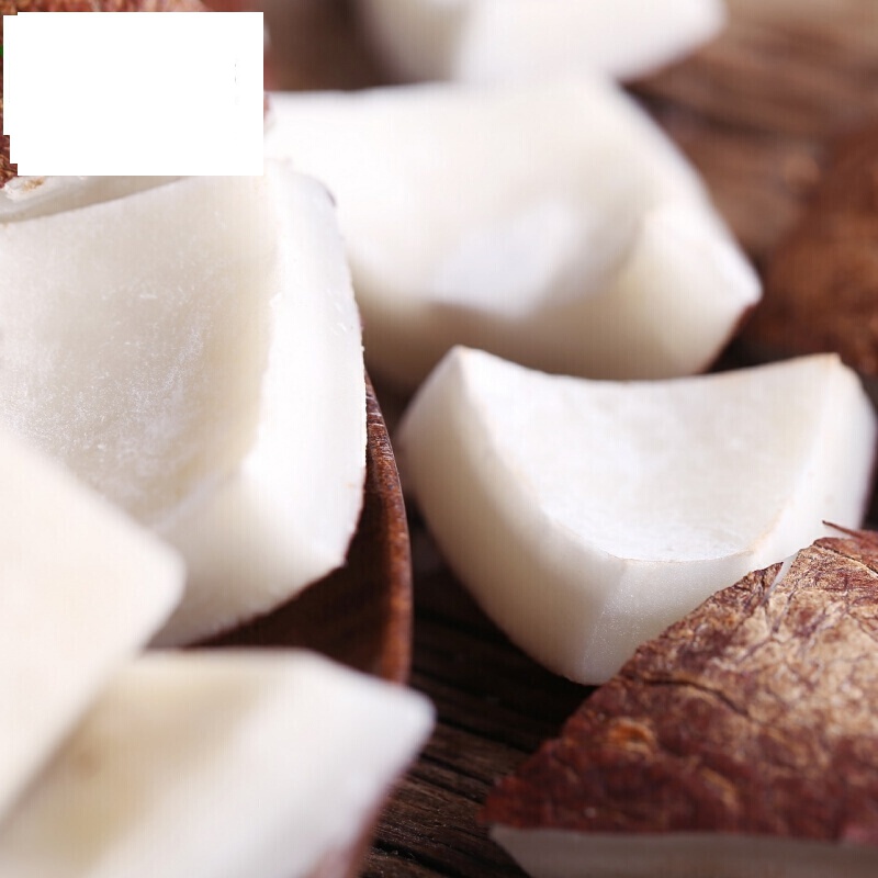虎钢馋印度椰子皇椰王切块干椰子肉白玉椰皇海椰皇小椰子调味炖汤汤料