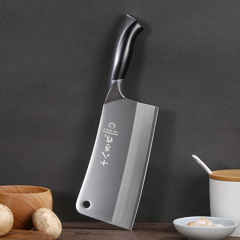 【趋势分析】菜刀价格走势及推荐十八子作斩骨专用加重菜刀SL1608-ASL1608-A