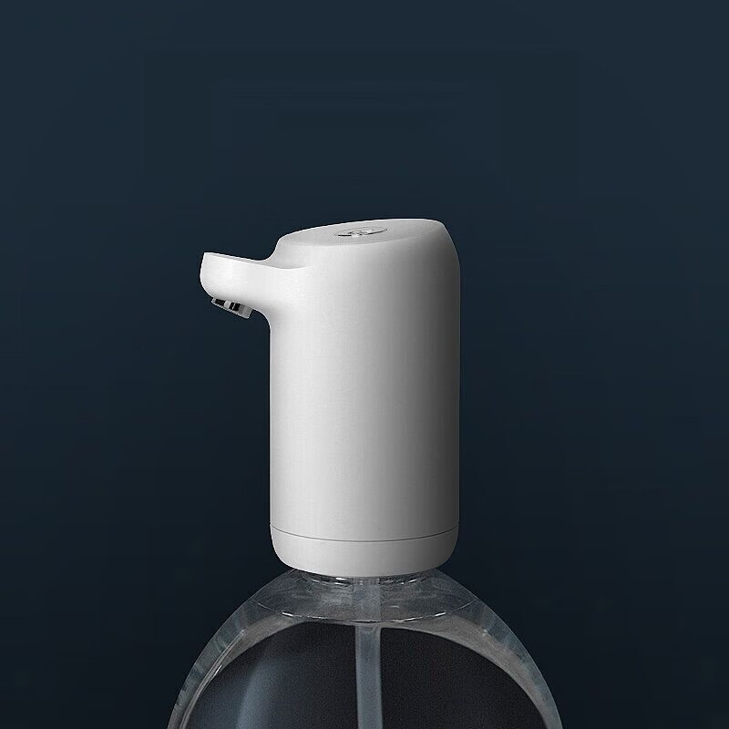 极度空间 纯净水桶 桶装水抽水器 自动压水器 家用无线电动充电抽水器 白色上水器