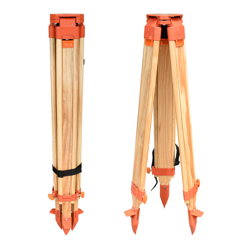 tcoc 经纬仪三脚架 全站仪铝合金三脚架 木质三脚架 经纬仪支架通用款