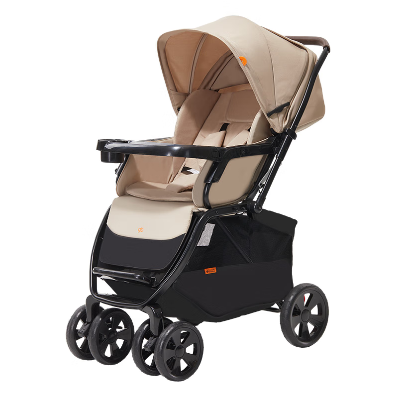 好孩子(gb) 婴儿推车 轻便 高景观可坐可躺婴儿车 双向儿童宝宝推车 燕麦咖C400-A-0187C 京东折扣/优惠券