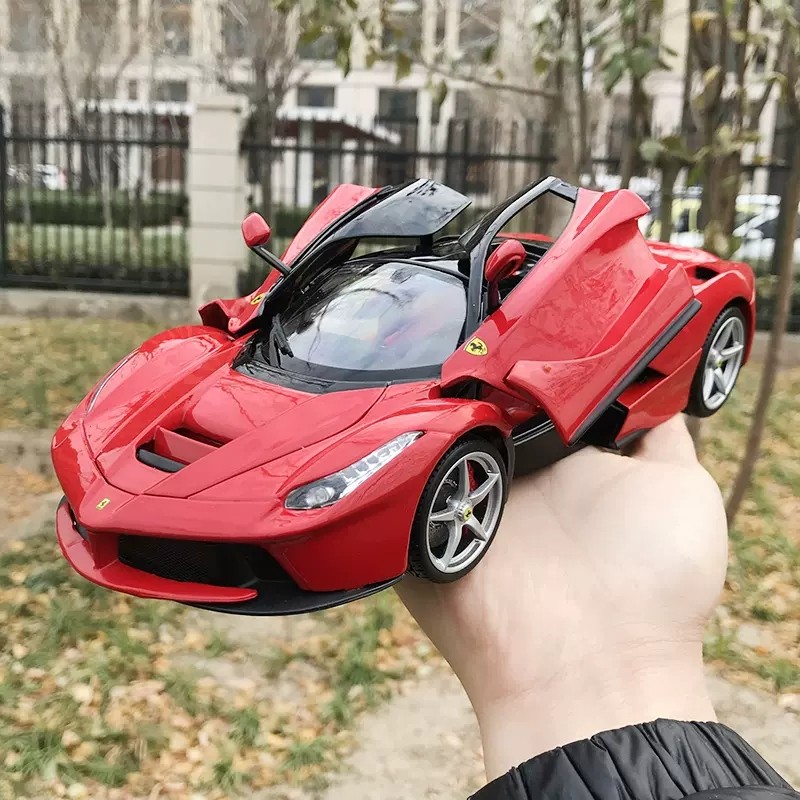 比美高 1:18 法拉利Laferrari 拉法 车模合金汽车模型跑车模型 收藏送礼 拉法精细版红色