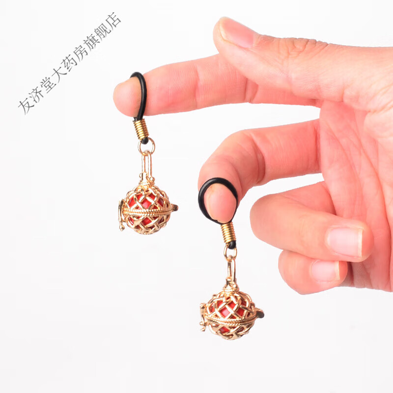 sm道具情趣乳夹水音乳铃铛胸部惩罚礼物外出调教绳师48号 水音铃 铛乳