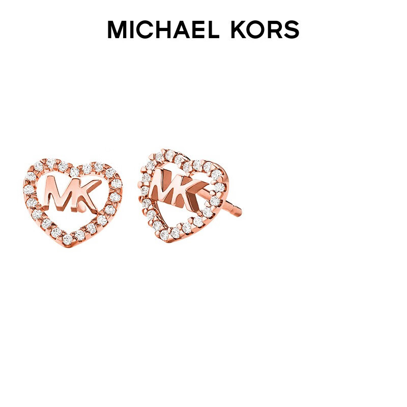 MICHAEL KORS���˸���MK�����οձ�����Ƹ�925��������Ϧ������Ů������ MKC1243AN791 õ���ɫ