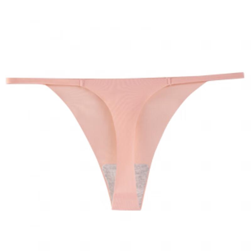 一片式迷你内裤细带 女低腰冰丝无痕一根线性感火辣诱惑情趣丁字裤