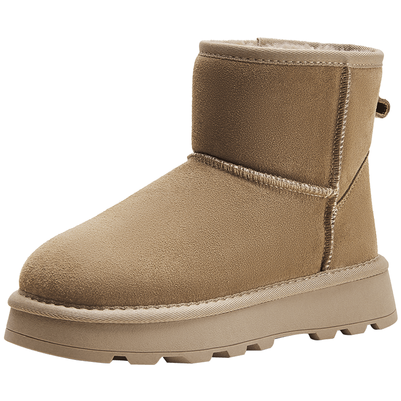 熱風(Hotwind)加絨加厚雪地靴女冬季女鞋舒適保暖棉鞋時尚休閑靴