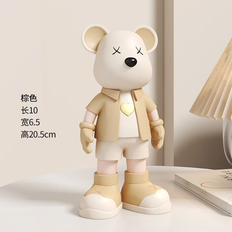 uosu网红暴力熊客厅玄关桌面小摆件家里酒柜软装饰品家居办公室工艺品