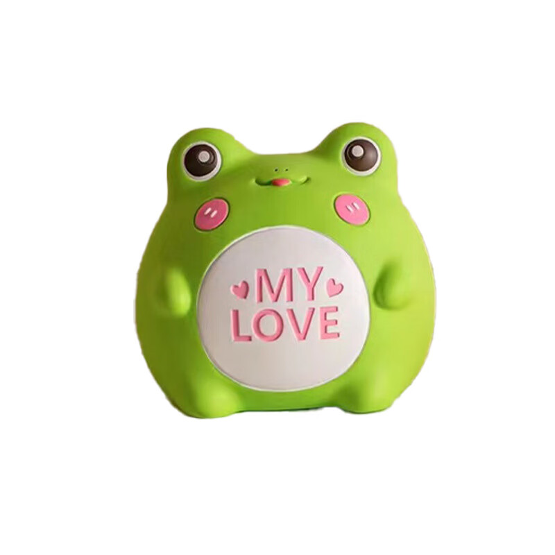 新款网红青蛙存钱罐可爱卡通家居客厅搪胶大容量储蓄罐节日礼物 青蛙