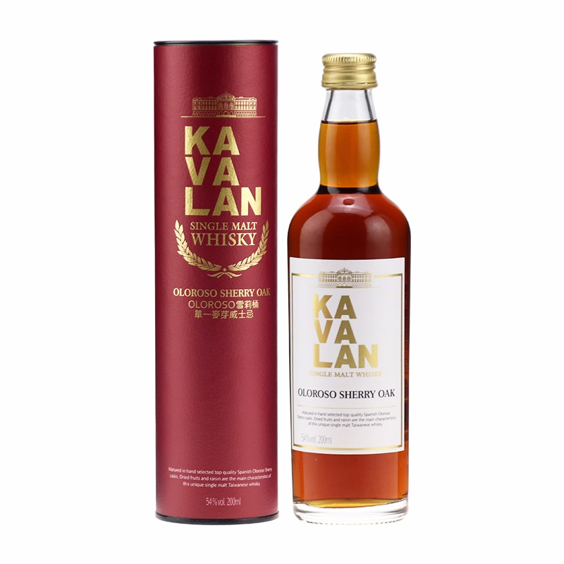 金车噶玛兰（KAVALAN）洋酒台湾单一麦芽威士忌纯麦收藏麦芽 威士忌 OLOROSO雪莉桶200ml