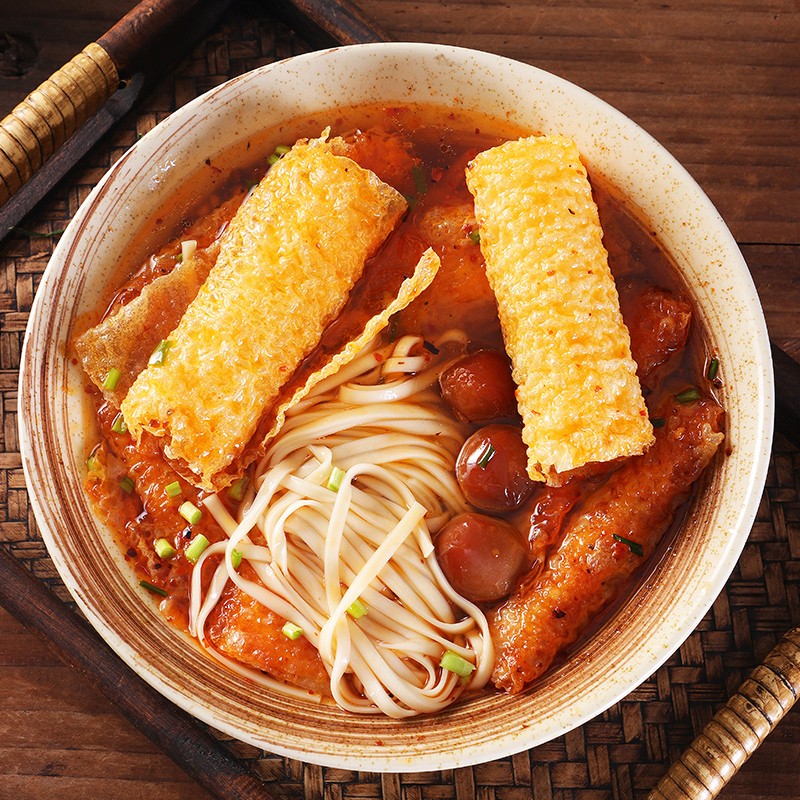 喜粮晨港式响铃卷油炸豆皮卷火锅食材炸腐竹螺蛳粉麻辣烫美食推荐120g