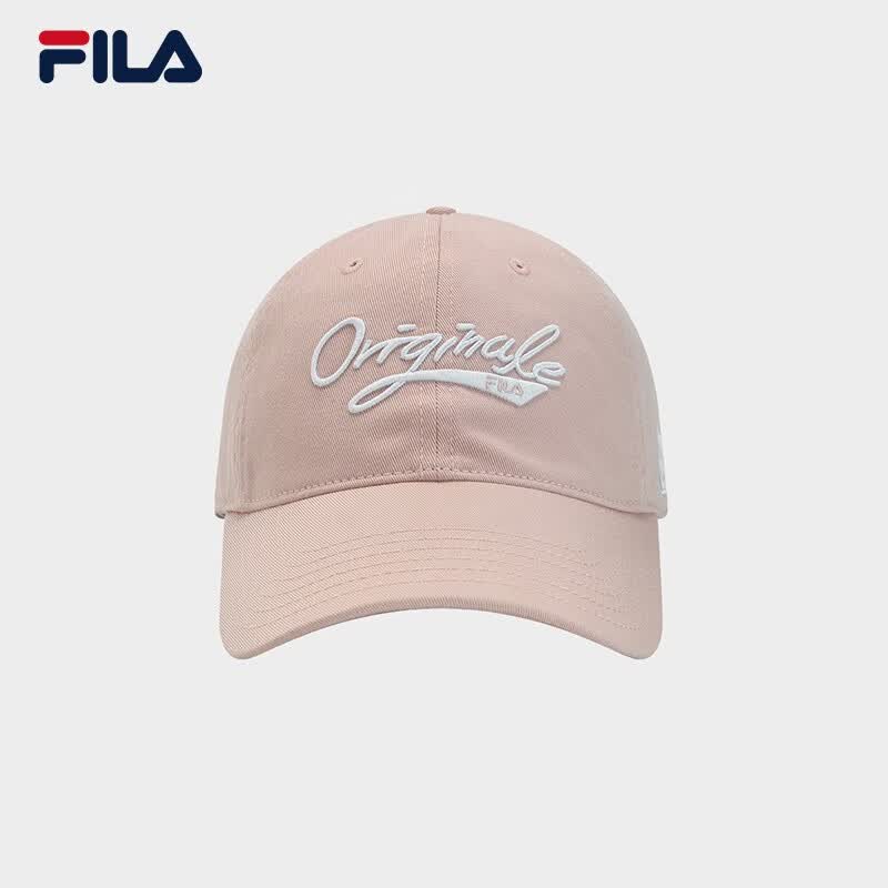 FILA 斐乐官方情侣款棒球帽2023冬季新款女帽运动帽鸭舌帽子男帽 玫瑰烟粉-PK XS属于什么档次？