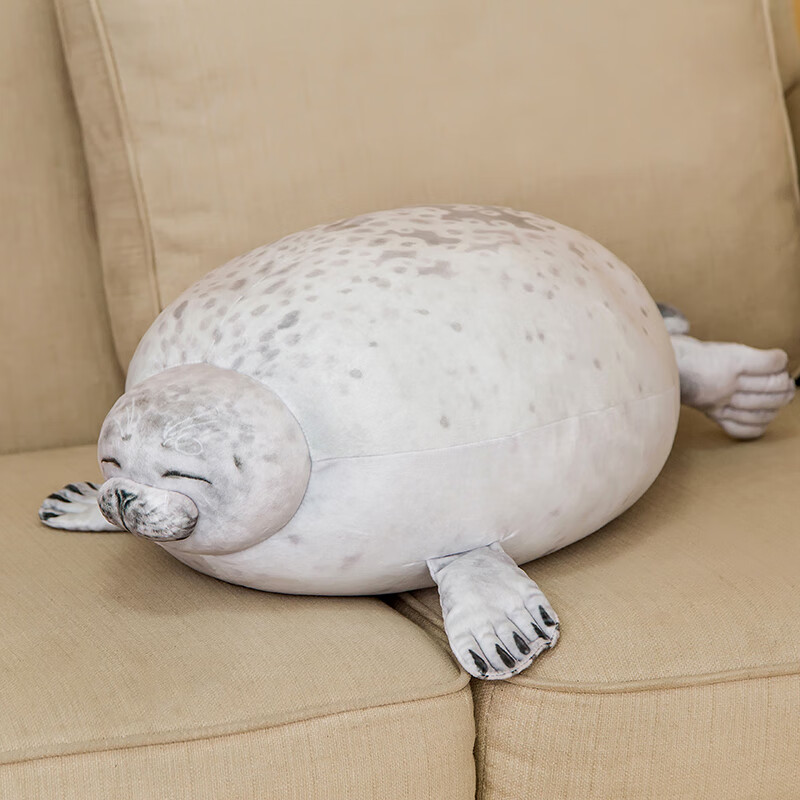 大号公仔女孩睡觉抱枕仿真大阪玩偶娃娃靠垫男女生陪 眯眼越大越胖