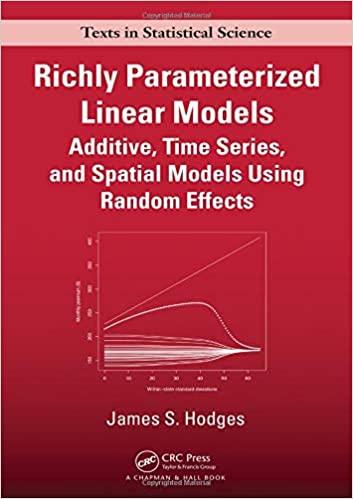 预订 高被引richly parameterized linear models: additive