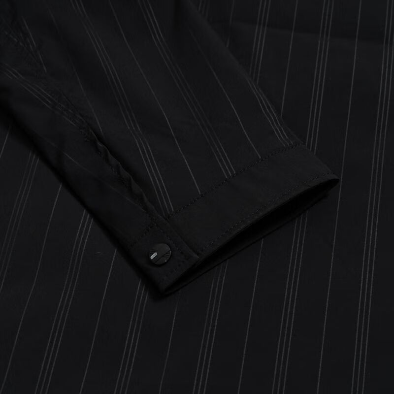 保罗彼得 PAULO PEDRO专柜同款 男士舒适休闲日常百搭通勤工装夹克YCBA71830 黑色 常规 M 90-110斤