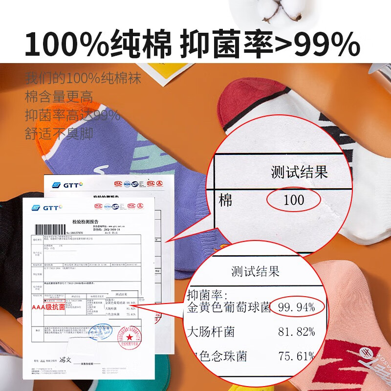 本曲袜子女士短袜纯棉防臭春夏季薄款运动短款潮袜孑女生船袜低腰祙子 V1混色 5双 均码