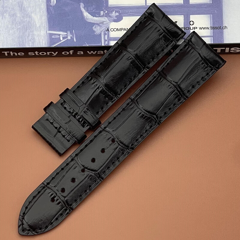天梭手表表带 原装天梭1853宝环系列t108原厂皮带 t108408a 真皮表带