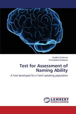 预订Test for Assessment of Naming Ability