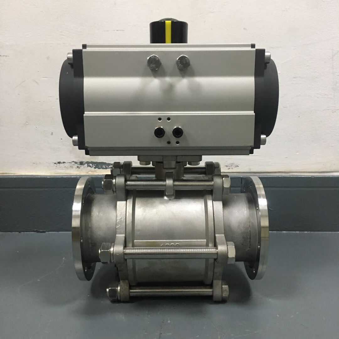 画萌guq气动真空球阀150活套法兰快装卸负压气体防爆开关切断阀门kf25