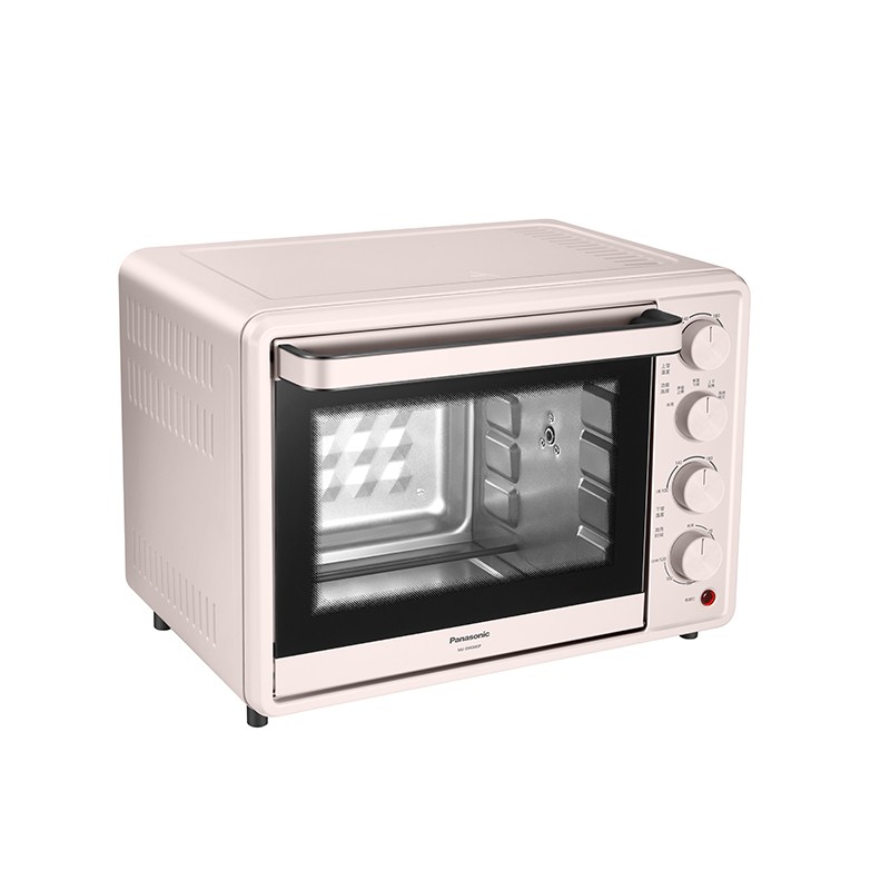 松下（Panasonic）斯里兰卡粉 30L大容量 电烤箱 上下独立控温  立体均匀烘烤 三段下拉门 NU-DM300PXPE