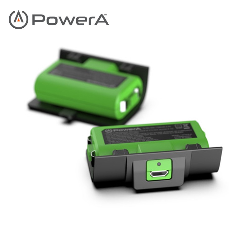 PowerA XBOX SERIES S｜X兼容XBOX ONE S AND X无线游戏手柄电池 1100ma双电池+充电数据线 支持边充边玩