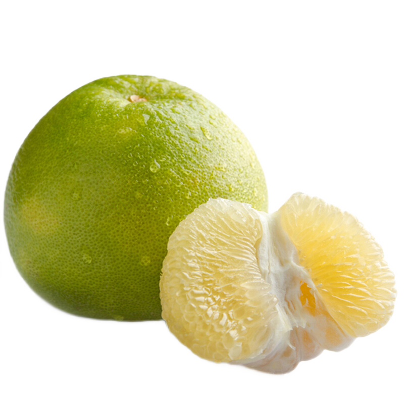 舒楠鲜生 泰国青柚 进口青皮白肉蜜柚大果 新鲜水果 青柚4个装(约9-10