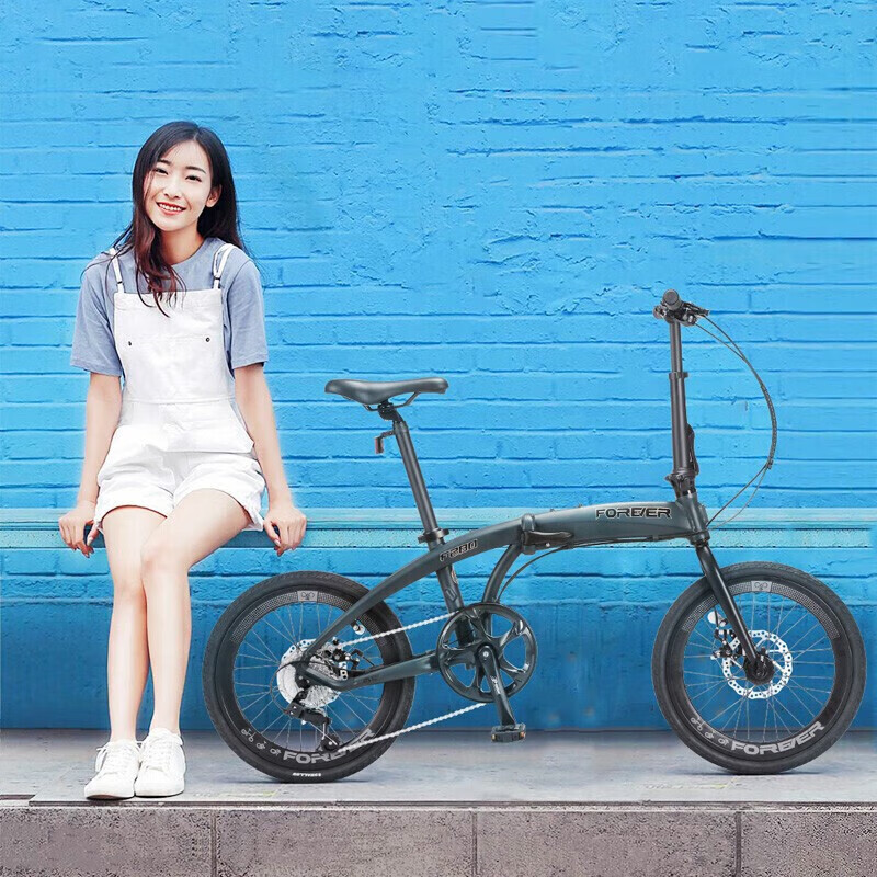 永久20寸禧玛诺变速折叠自行车男女式成人学生公路跑车城市车 上海厂