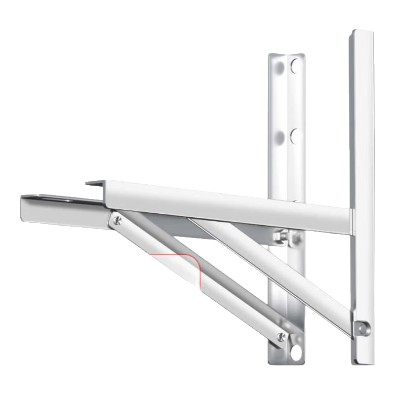 古林西斯空调外机支架304不锈钢外挂架子1.5匹挂架加厚室外机支架适用于美的格力小米2匹3p三脚架底座通用 1-1.5P【升级款】1.8MM-承重310KG