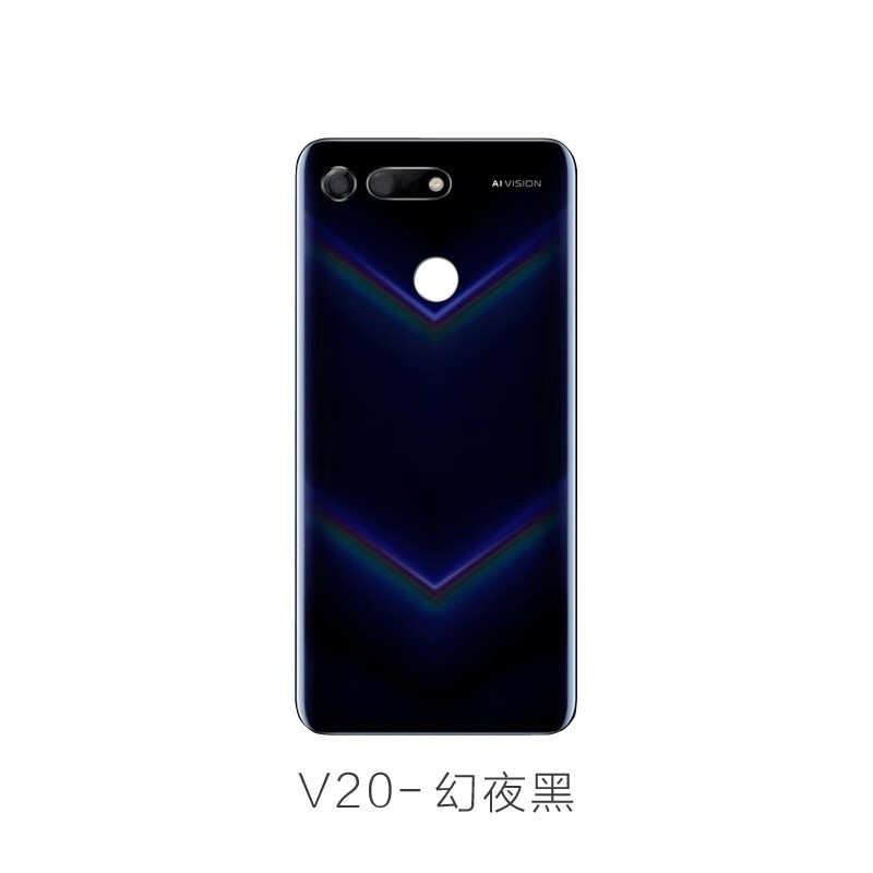 pct-al10手机后壳外壳 v20电池后盖无标 荣耀v20玻璃后盖黑色
