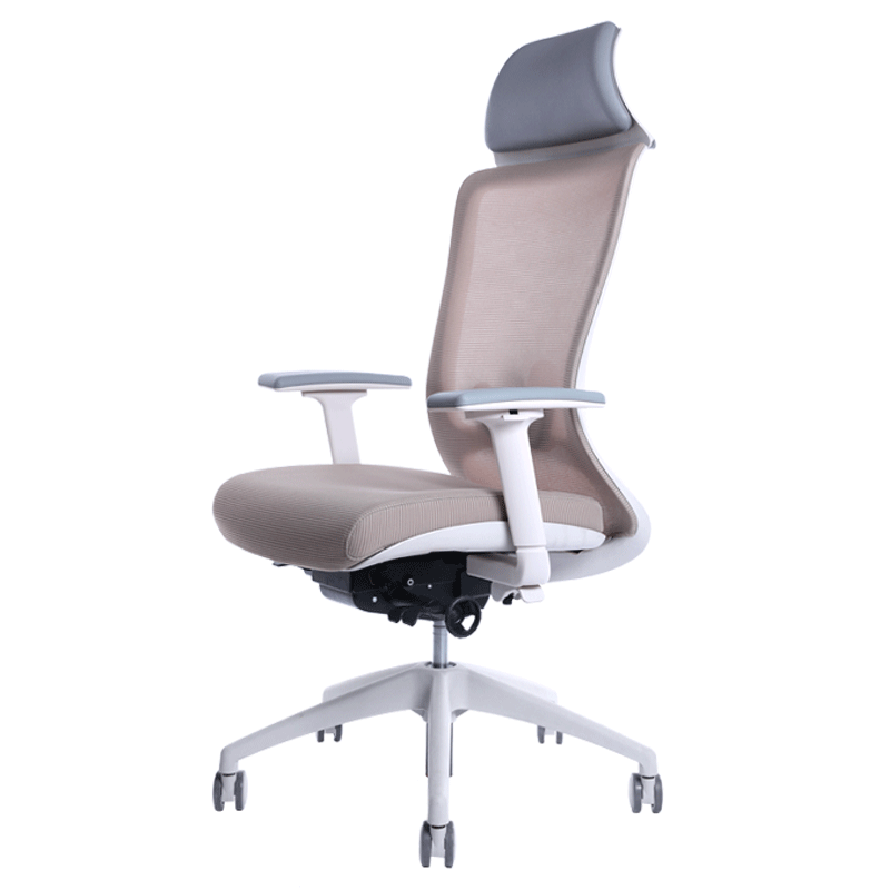 圣奥(sunon)云格电脑椅家用人体工学椅老板椅舒适靠背可升降办公椅子职员椅转椅座椅 灰色