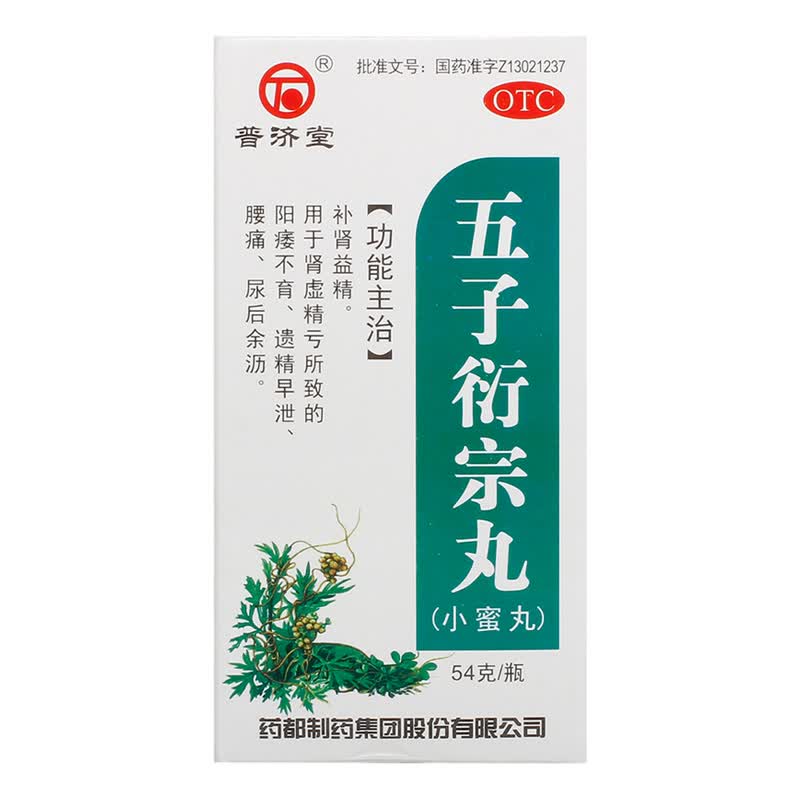 普济堂 五子衍宗丸 54g 1盒装