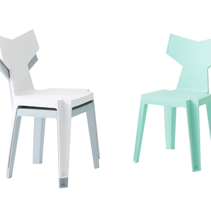 简友北欧椅子靠背凳子塑料餐椅成人现代简约懒人创意休闲家用餐厅桌椅 颜色联系客服