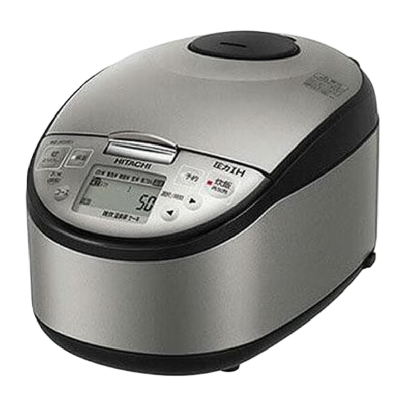 日立（HITACHI）【日本直郵】家用IH電飯煲 多模式蒸飯煮飯 可預約 大容量電飯煲【需變壓器】 RZ-H10EJ S【銀色 需變壓器】 3L