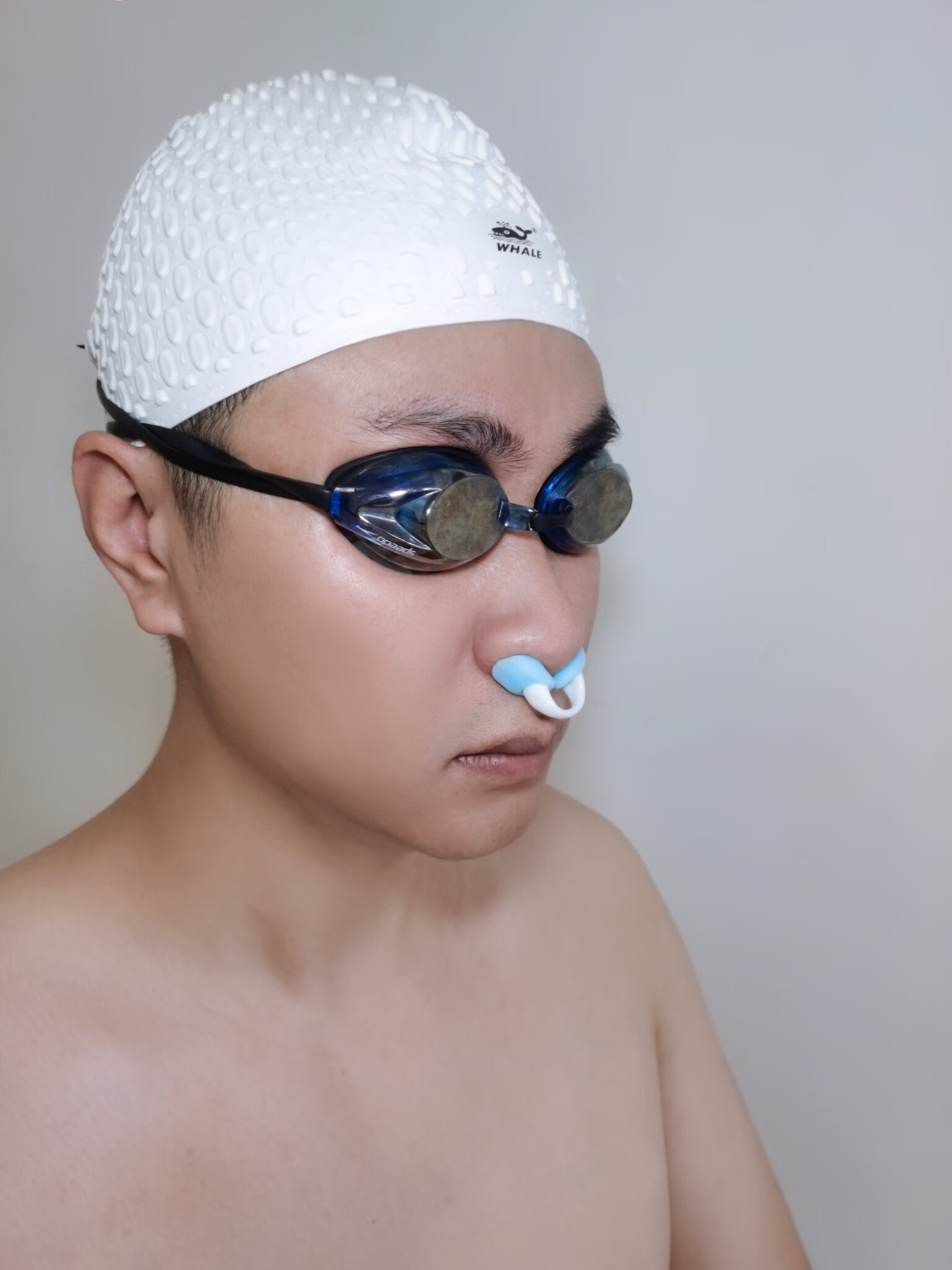 米力藤游泳鼻夹硅胶耳塞防呛水鼻塞专业潜水神器儿童套装宝宝洗澡用品