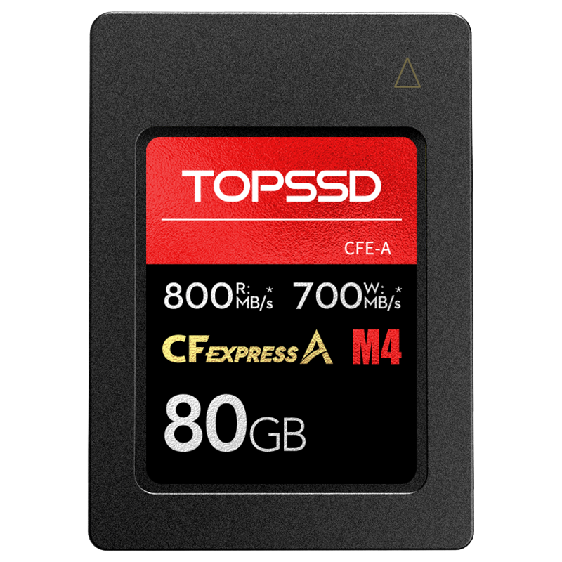 TOPSSD 天硕 CFexpress Type-A卡适用SONY索尼微单相机专用 天硕80G 800MB/S CFE A型存储卡 标配