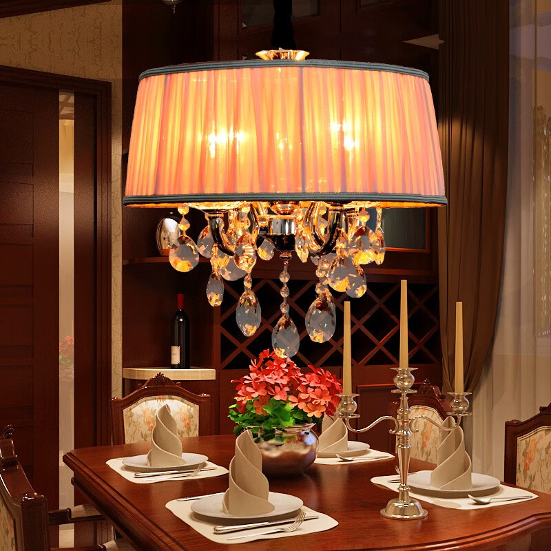 欧柏图轻奢led吊灯客厅灯后 现代卧室餐厅欧式水晶灯大气后现代灯具