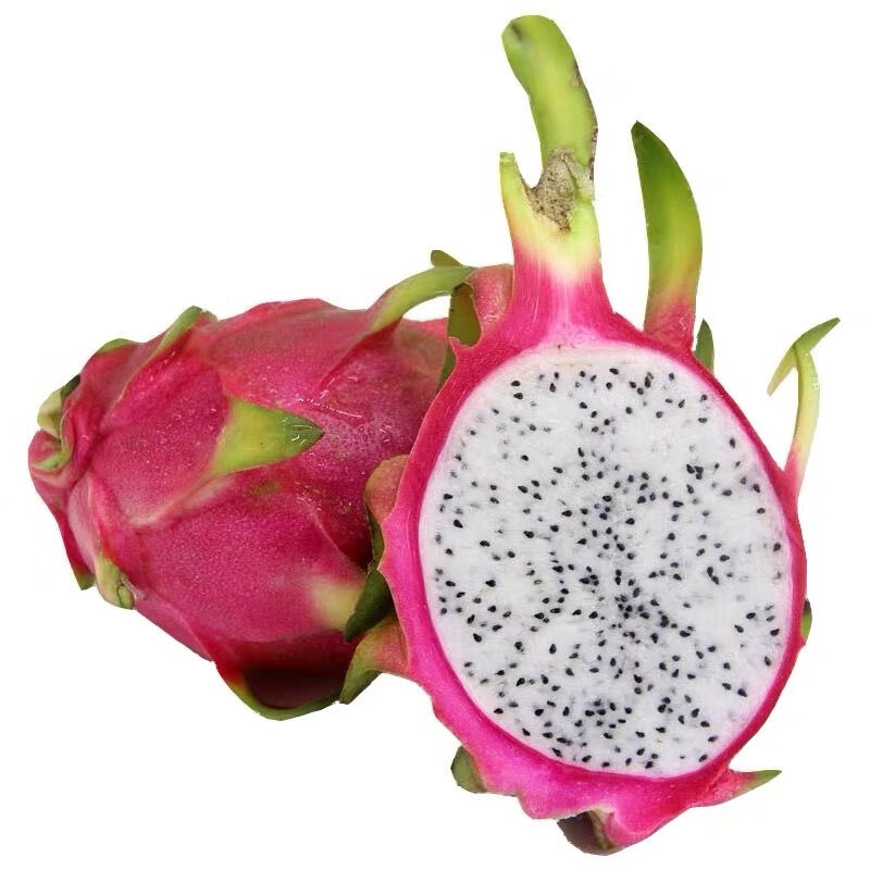 越南进口白心火龙果热带水果新鲜白肉非红心 带箱3斤【大果】