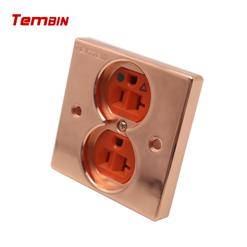 tembin美标发烧墙上86面板美国原装进口芯墙插 cooper插座面板一套