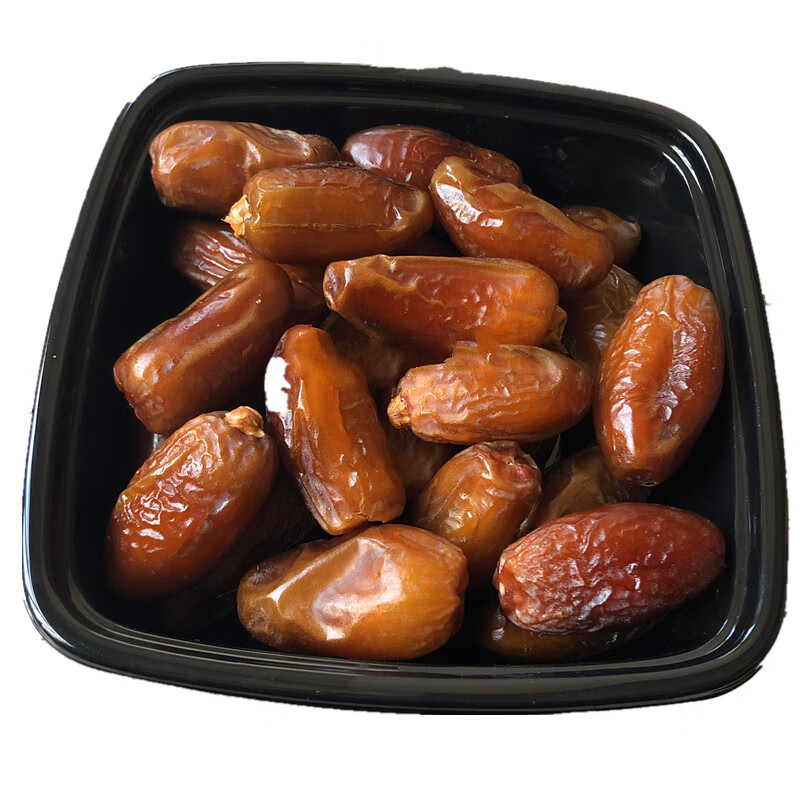 虎钢馋以色列大个椰枣一级黑椰枣新鲜 非迪拜阿联酋蜜枣零食 来客椰枣