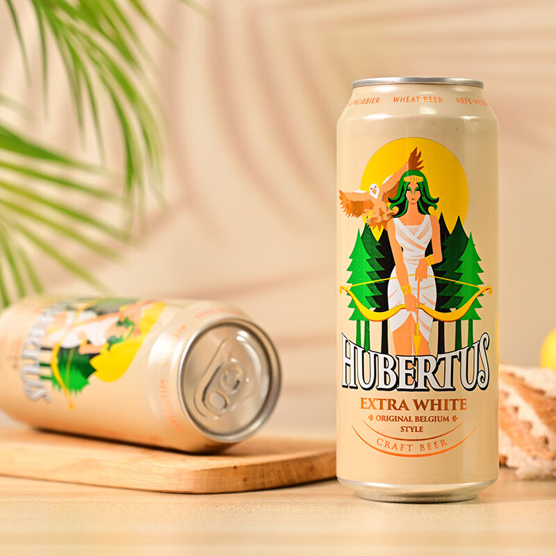狩猎神精酿小麦白啤酒(比利时风味)500ml*12听 整箱装