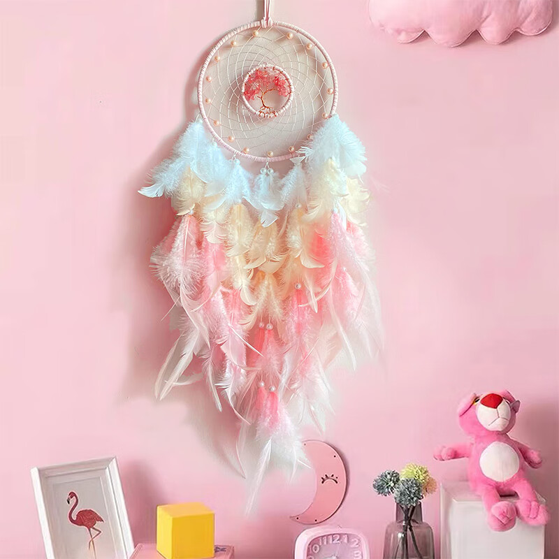 岙筱日本进口品质印第安捕梦网吊饰创意居家饰品节庆用品学生生日毕业